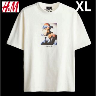 新品 H&M × 2PAC コラボ Tシャツ HIP-HOP XL