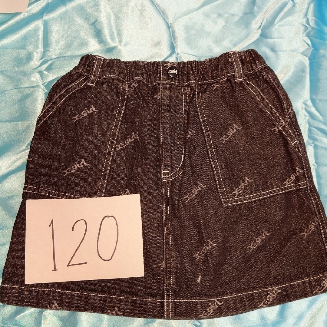 X-girl Stages(エックスガールステージス)のエックスガールステージス　スカート　120 キッズ/ベビー/マタニティのキッズ服女の子用(90cm~)(スカート)の商品写真