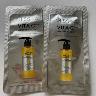 ミシャ(MISSHA)のMISSHA VITA C PLUS* 泡マスク洗顔2つ(洗顔料)