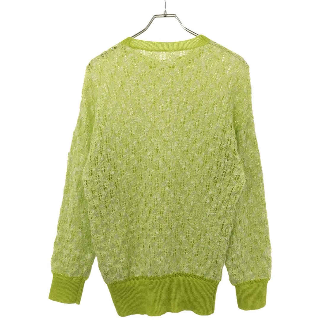 Ameri VINTAGE(アメリヴィンテージ)のAmeri アメリ 21SS MEDI LOOSE CROCHET KNIT ルーズクロシェニット 02110130450 グリーン F レディースのトップス(ニット/セーター)の商品写真