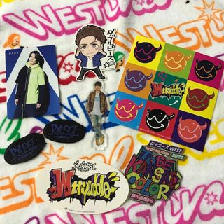 ジャニーズWEST - WEST. 藤井流星 アクリルスタンド CD購入特典シールセット グッズ 翔べ関