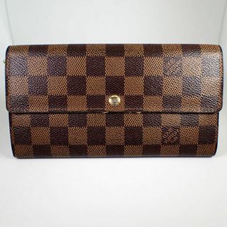 ルイヴィトン(LOUIS VUITTON)のルイヴィトン ダミエ N61734 ポルトフォイユ・サラ長財布[b35-61］(財布)