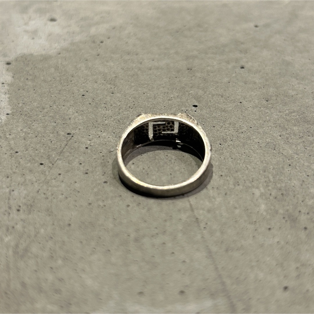 VINTAGE ヴィンテージ シルバー 透かし螺子デザインリング/アクセ メンズのアクセサリー(リング(指輪))の商品写真