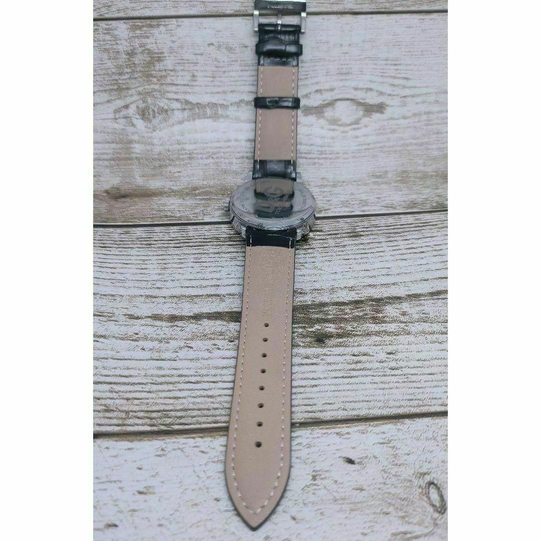 ドルチェ＆ガッバーナ　ブラック　レザー　腕時計 D&G シルバー メンズの時計(腕時計(アナログ))の商品写真