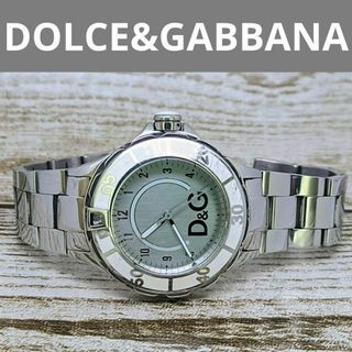 ドルチェアンドガッバーナ(DOLCE&GABBANA)のドルチェ＆ガッバーナ シルバー　腕時計　ドルガバ白　レディース　メンズ　D&G(腕時計(アナログ))