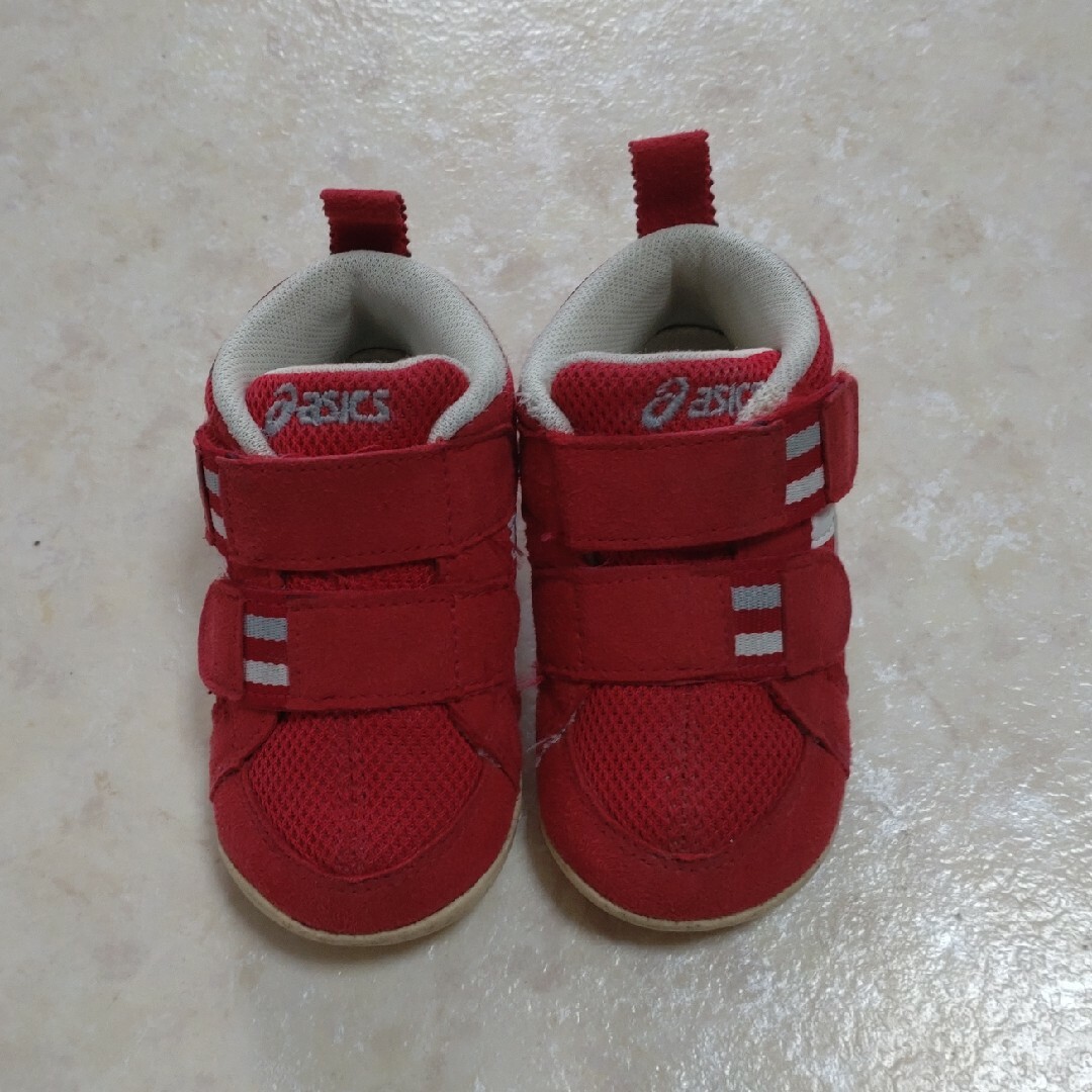 asics(アシックス)のASICS 赤いスニーカー　20.5cm キッズ/ベビー/マタニティのキッズ靴/シューズ(15cm~)(スニーカー)の商品写真