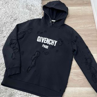 ジバンシィ(GIVENCHY)のGIVENCHY デストロイプルオーバーパーカー(パーカー)