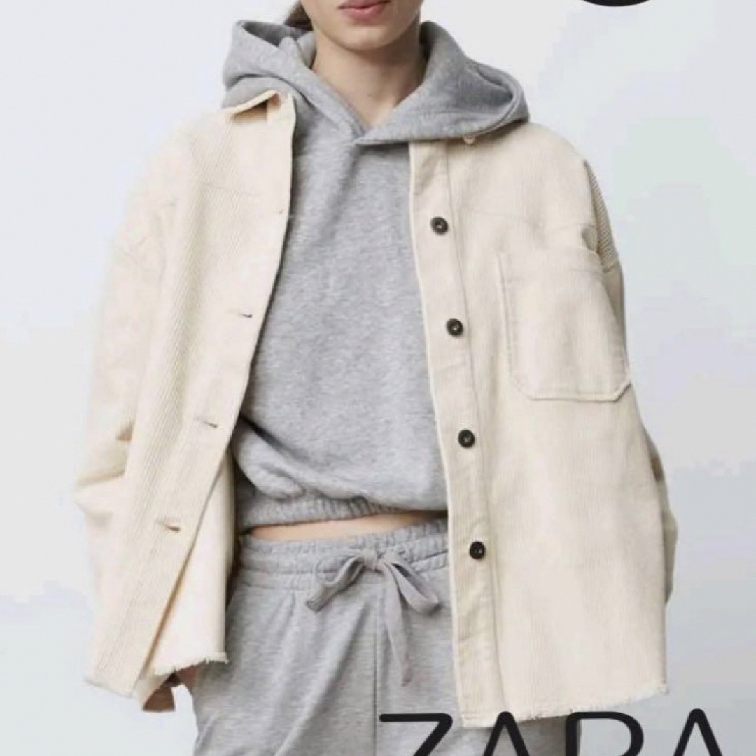 ZARA コーディロイシャツ　アウター レディースのトップス(シャツ/ブラウス(長袖/七分))の商品写真