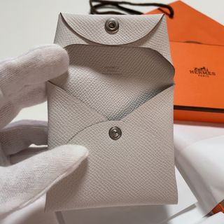 エルメス(Hermes)の新品未使用 エルメス コインケース バスティア グリ パール x ヴォーエプソン(コインケース)