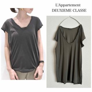 L'Appartement DEUXIEME CLASSE - ☆JAMES  PERSEジェームスパースハイゲージV/N Tシャツ  アパ購入