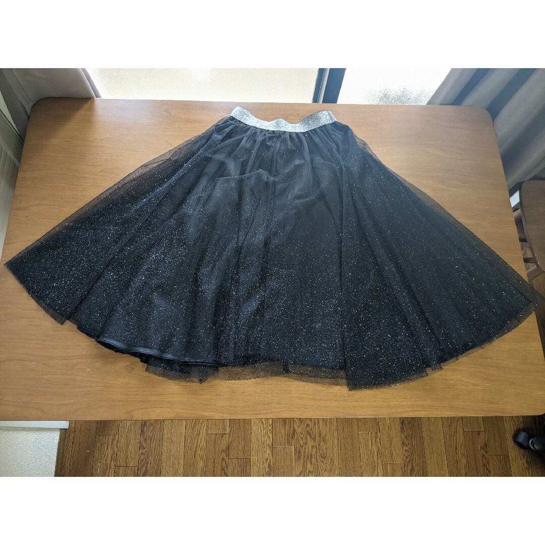 ZARA ラメラメグリッタースカート レディースのスカート(ロングスカート)の商品写真