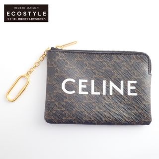 セリーヌ(celine)のセリーヌ 【美品】コイン＆カードポーチ キュイル トリオンフ / トリオンフキャンバス(コインケース)