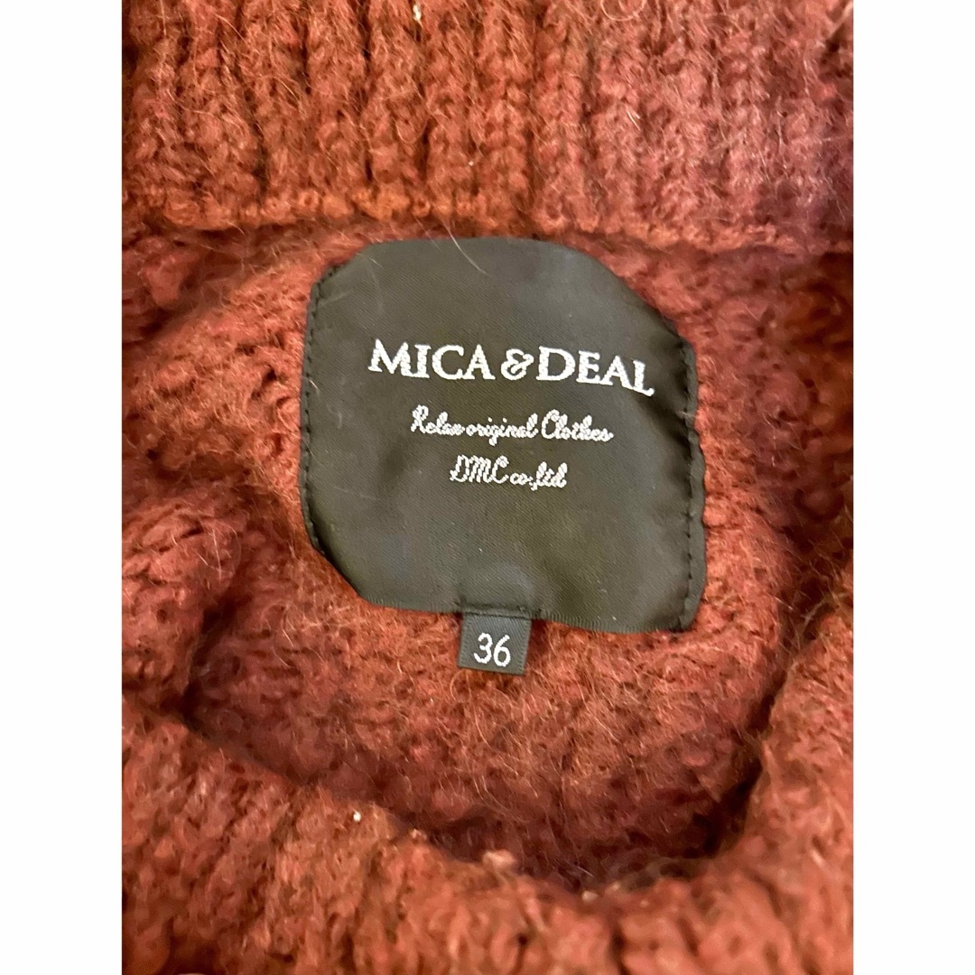 MICA&DEAL(マイカアンドディール)のmica&deal ニット レディースのトップス(ニット/セーター)の商品写真