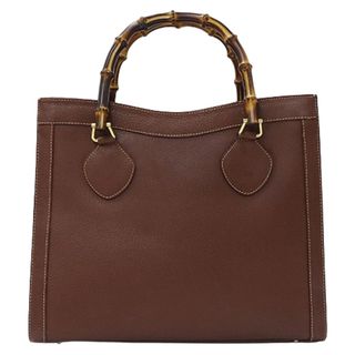 グッチ(Gucci)のグッチ GUCCI バッグ レディース ブランド トートバッグ ハンドバッグ バンブー レザー ブラウン 002 2615 0260 大容量 大きめ おしゃれ 【中古】(トートバッグ)