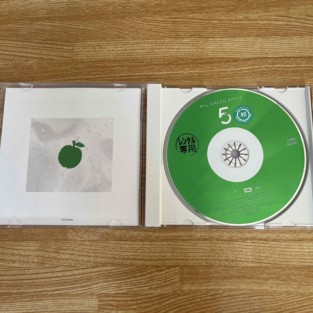 5   Mrs.GREEN APPLE エンタメ/ホビーのCD(ポップス/ロック(邦楽))の商品写真