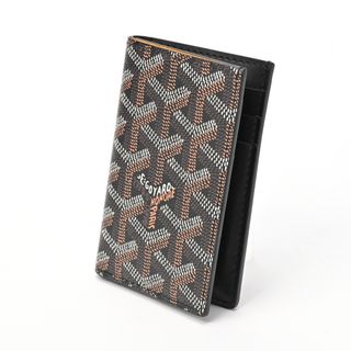 ゴヤール / GOYARD   サン ピエール カードホルダー/カードケース   ゴヤールディンキャンバス/レザー　ブラック 　【中古】 商品番号 S-155455(名刺入れ/定期入れ)