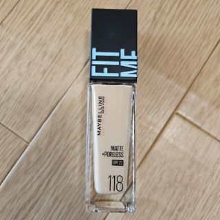 メイベリン(MAYBELLINE)のMAYBELLINE　フィットミー リキッド ファンデーション 118(ファンデーション)