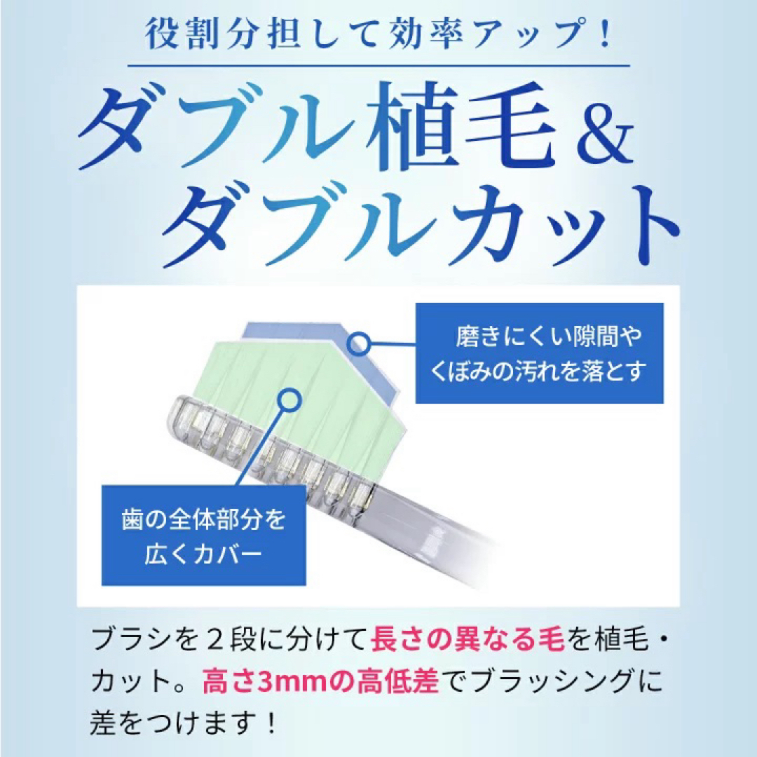 奇跡の歯ブラシ　NEWカラーサクラ　大人用2本新品 キッズ/ベビー/マタニティの洗浄/衛生用品(歯ブラシ/歯みがき用品)の商品写真