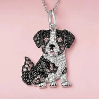 新品 オーストラリアンシェパード 犬 ネックレス ペンダント アクセサリー(ネックレス)