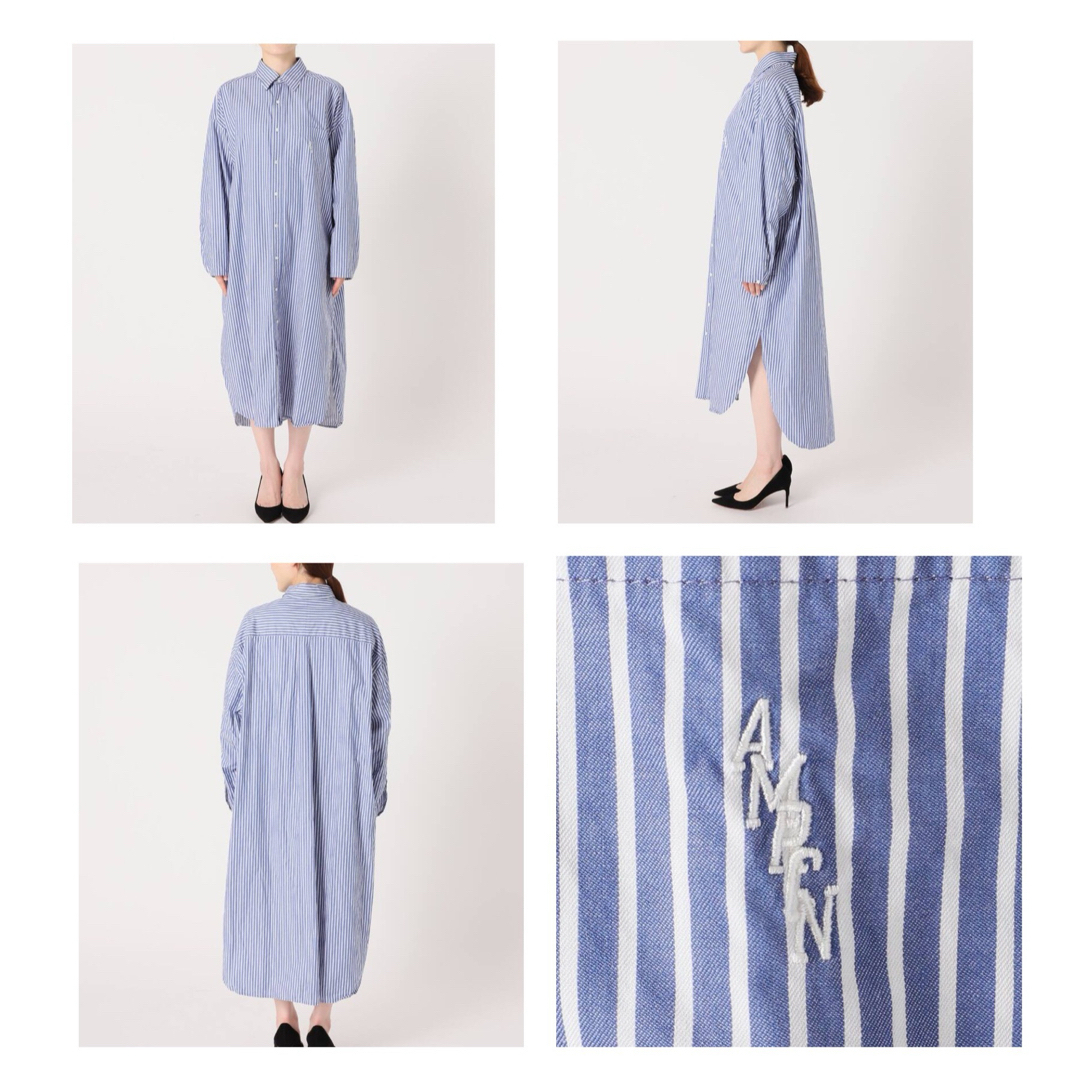 L'Appartement DEUXIEME CLASSE(アパルトモンドゥーズィエムクラス)のアパルトモン Americana STRIPE SHIRT Onepiece レディースのワンピース(ロングワンピース/マキシワンピース)の商品写真