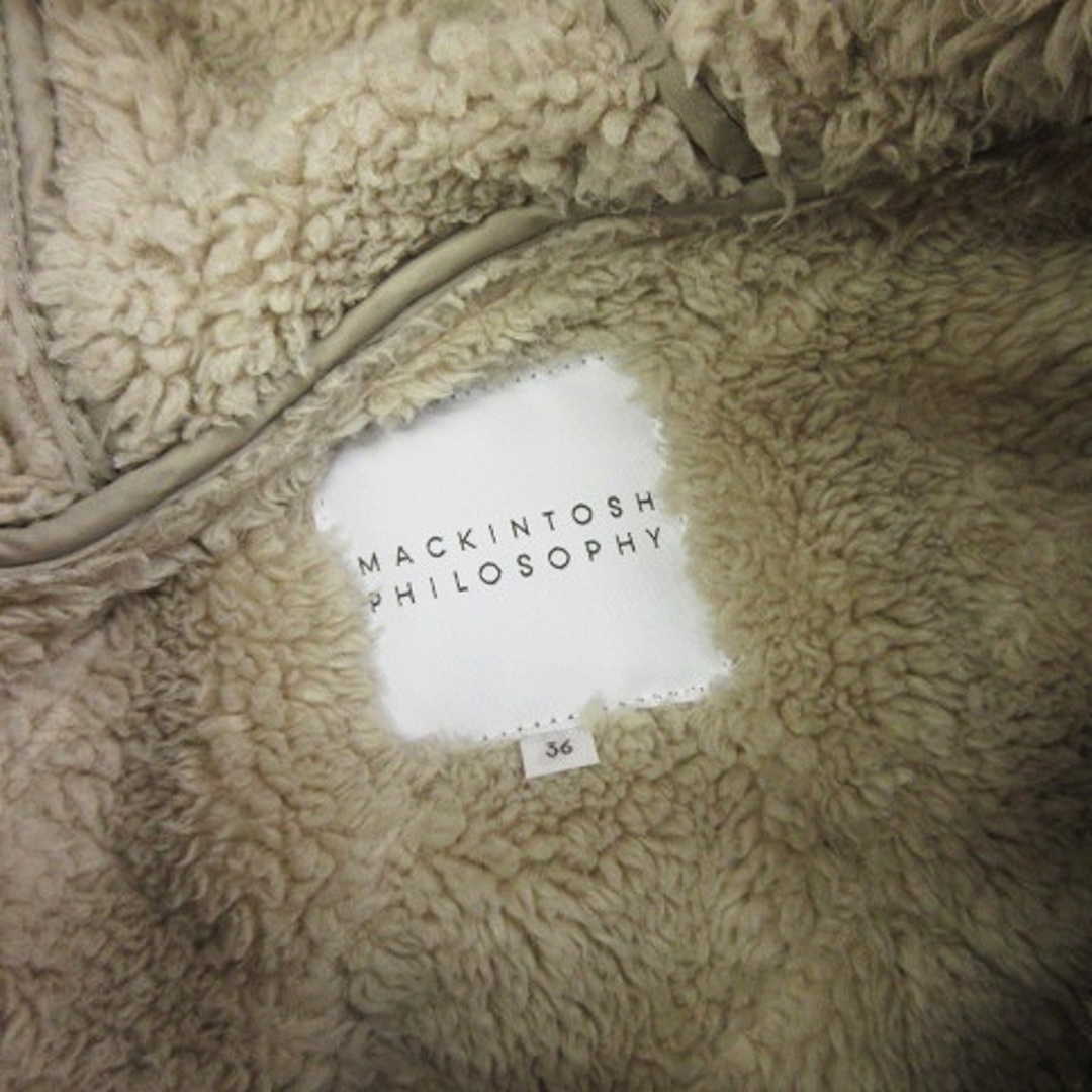 MACKINTOSH PHILOSOPHY(マッキントッシュフィロソフィー)のマッキントッシュフィロソフィー キルティングコート ミドル丈 カーキ 36 レディースのジャケット/アウター(その他)の商品写真