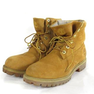 ティンバーランド(Timberland)のティンバーランド ロールトップ ブーツ 茶 9.5W 27.5㎝相当 ■SM1(ブーツ)