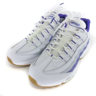 ナイキ(NIKE)のナイキ AIR MAX 95 エアマックス スニーカー 白 紫 26.5cm(スニーカー)