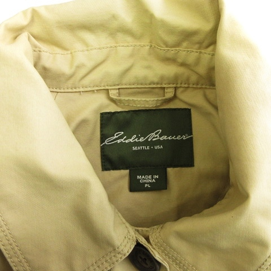 Eddie Bauer(エディーバウアー)のエディーバウアー コート ショート 無地 黄色系 ベージュ系 PL ■GY31 レディースのジャケット/アウター(その他)の商品写真