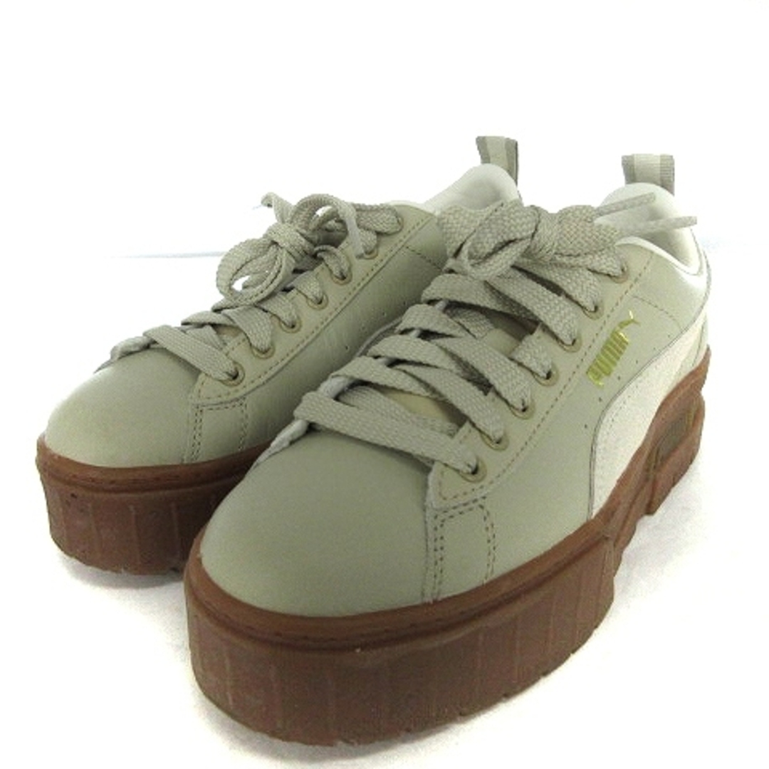 PUMA(プーマ)のプーマ MAYZE LTH WNS メイズ スニーカー 厚底 茶  22.5cm レディースの靴/シューズ(スニーカー)の商品写真