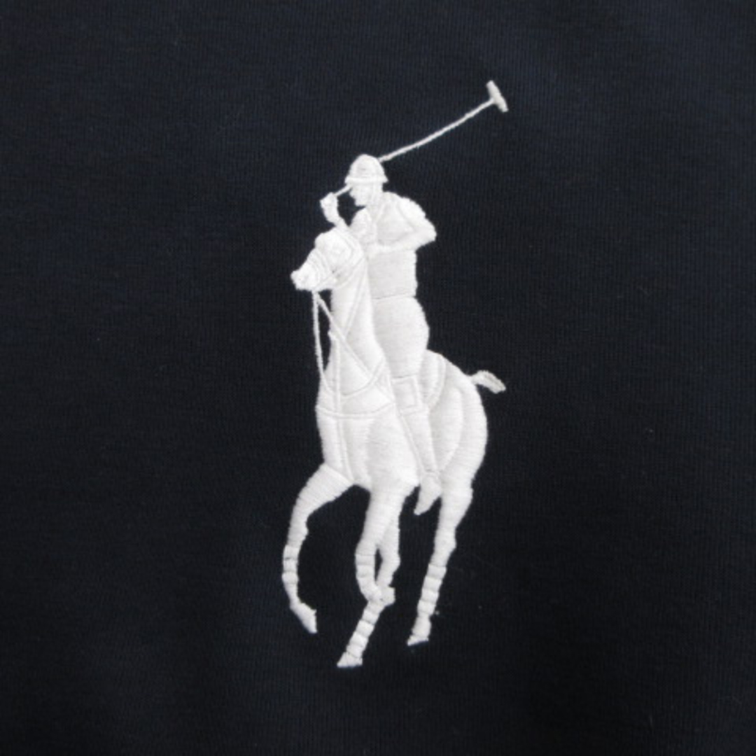 POLO RALPH LAUREN(ポロラルフローレン)のポロ ラルフローレン 美品 トレーナー スウェット ビックポニー リブ 紺 M メンズのトップス(その他)の商品写真