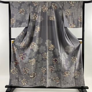 訪問着 身丈157cm 裄丈65.5cm 正絹 美品 逸品 【中古】(着物)