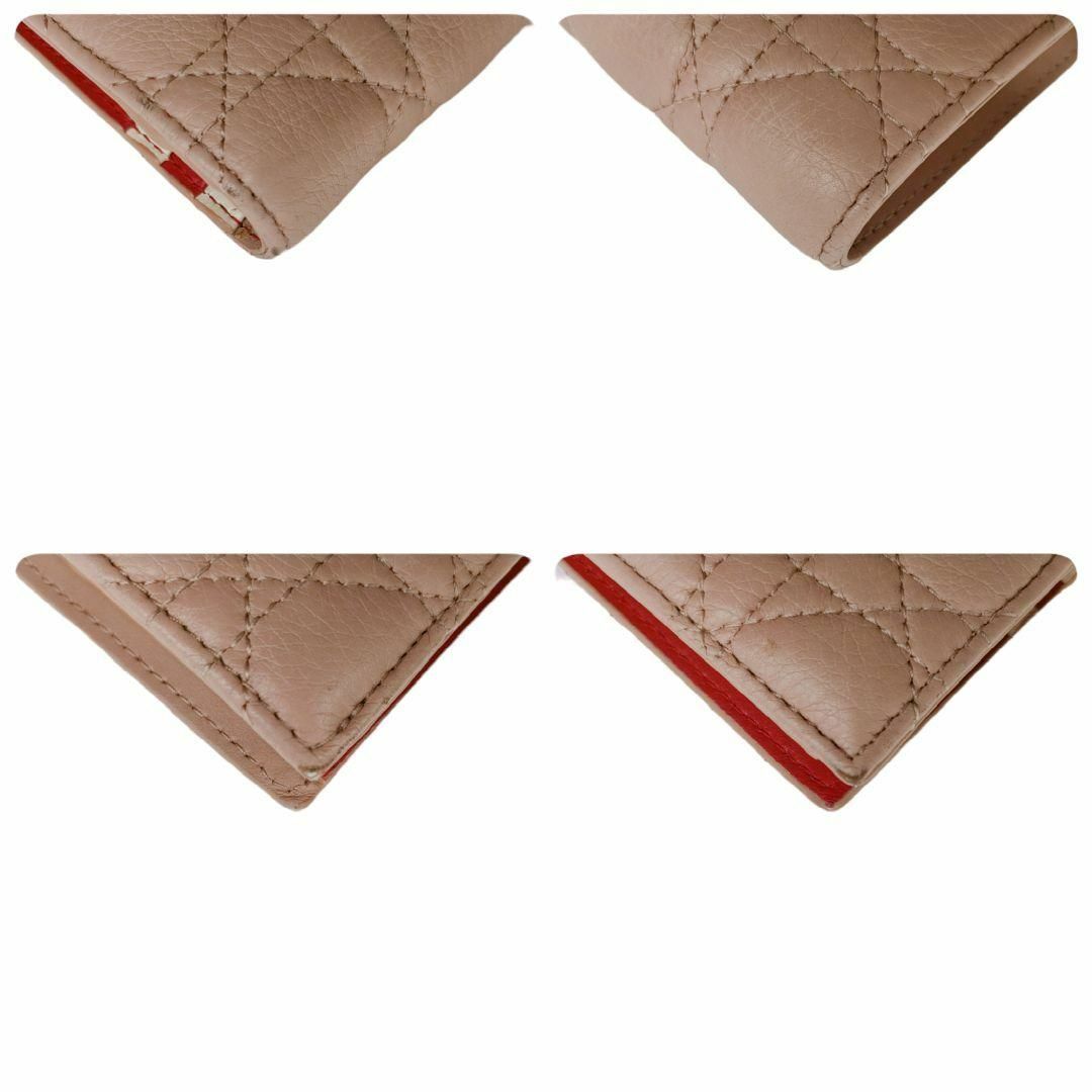 Christian Dior(クリスチャンディオール)のディオール　折り財布　ミニウォレット　マルチカラー　カナージュ　ピンク レディースのファッション小物(財布)の商品写真