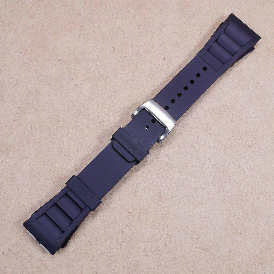 RICHARD MILLE(リシャールミル)のリシャールミル用 互換ラバーベルト バックル付き ブラック メンズの時計(ラバーベルト)の商品写真
