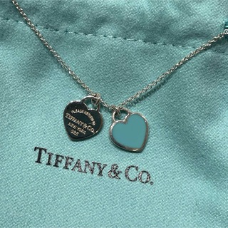 ティファニー(Tiffany & Co.)のティファニー♦︎ティファニーブルー ダブルハートネックレス 925(ネックレス)