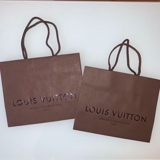 ルイヴィトン(LOUIS VUITTON)のLOUIS VUITTON ルイヴィトン 紙袋2点(ショップ袋)