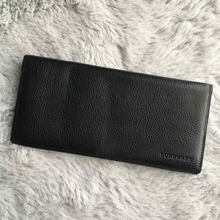 バーバリー(BURBERRY)の美品 バーバリー レザー ノバチェック 長財布(財布)