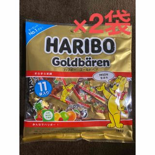 ハリボー(ハリボー)のHARIBO ハリボー ミニゴールドベア(144g) 2袋(菓子/デザート)