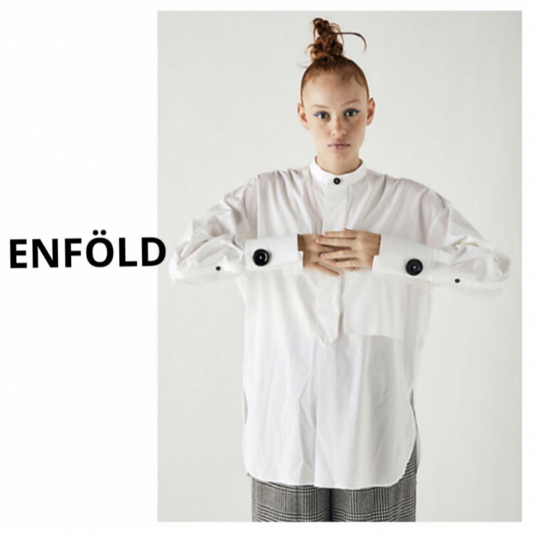 ENFOLD(エンフォルド)の【新品】ENFOLD  SOMELOSBIGボタンSHIRT レディースのトップス(シャツ/ブラウス(長袖/七分))の商品写真