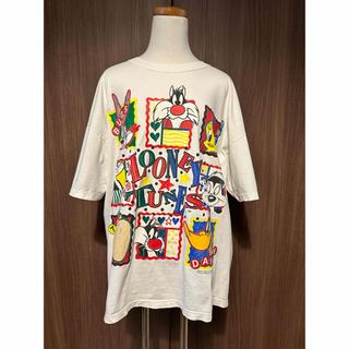 90s VTG Looney Tunes TV Show Tシャツ USA(Tシャツ/カットソー(半袖/袖なし))