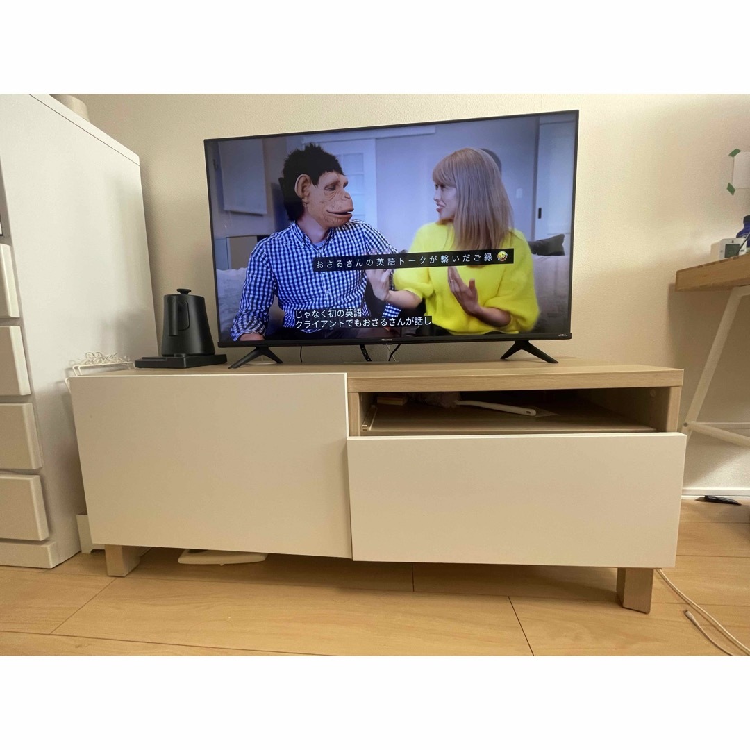 IKEA(イケア)のテレビ台　IKEA 取りに来てくださる方 インテリア/住まい/日用品の収納家具(棚/ラック/タンス)の商品写真