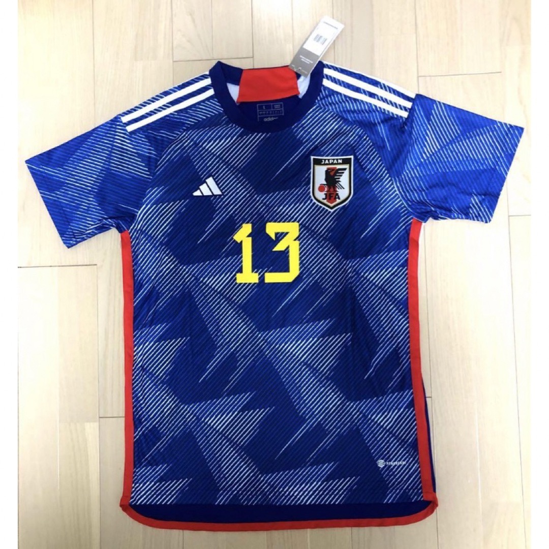 サッカー日本代表 中村敬斗選手 ユニフォーム #13 Lサイズ 新品 サッカー日本代表 中村敬斗選手 ユニフォーム #13 Lサイズ 新品