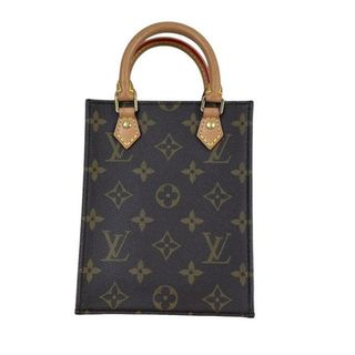 ルイヴィトン(LOUIS VUITTON)のルイヴィトン(LOUIS VUITTON) M81295 モノグラム プティット サックプラ ショルダーバッグ ハンドバッグ レディース (カラー：ブラウン系) 【ABランク】【中古】(ショルダーバッグ)