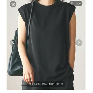 コカ(coca)のcocaブラックトップス　最終価格(Tシャツ(半袖/袖なし))