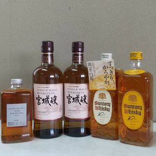 SUNTORY & NIKKA WHISKY ５本セット