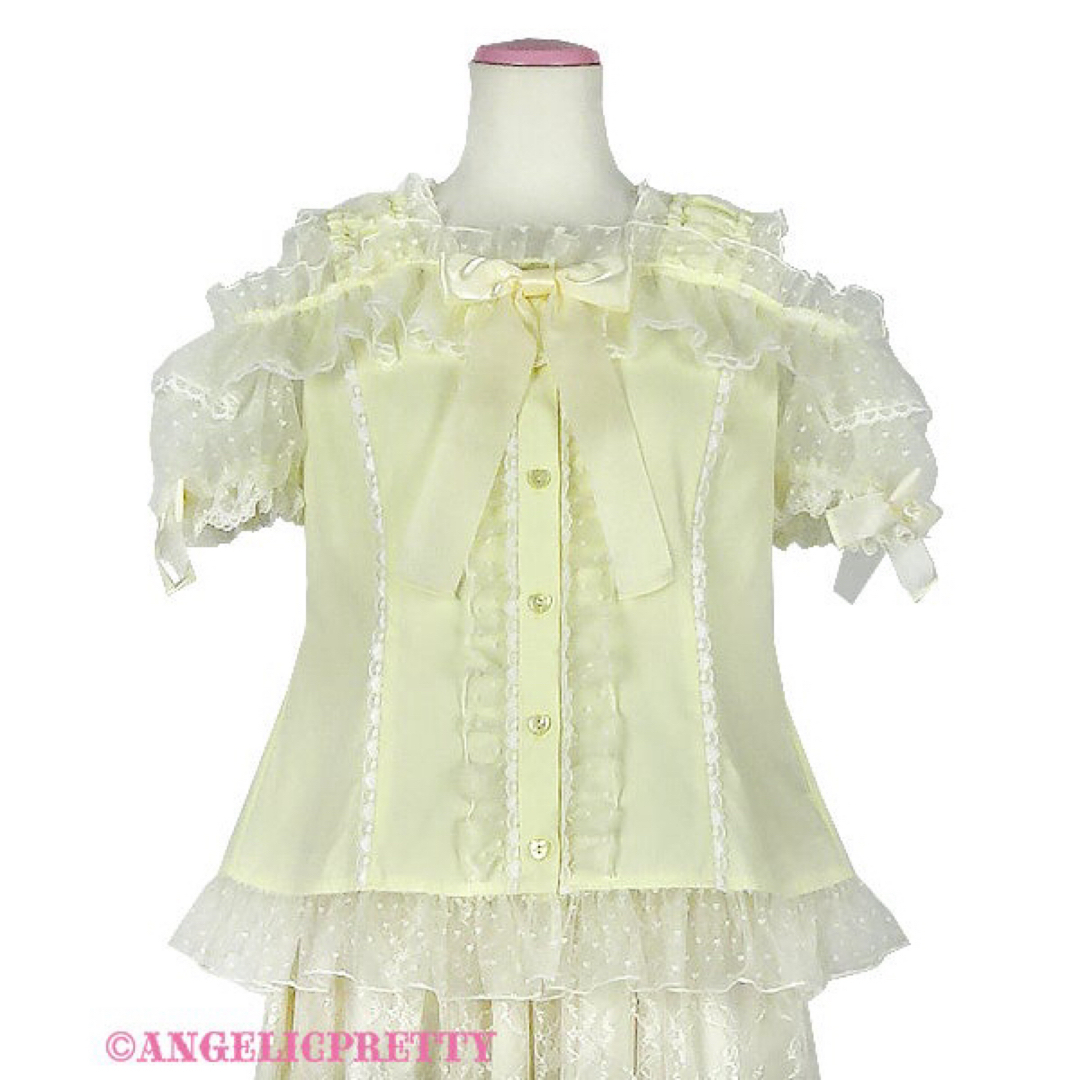 Angelic Pretty(アンジェリックプリティー)のangelic pretty Lovely Frillブラウス レディースのトップス(シャツ/ブラウス(半袖/袖なし))の商品写真