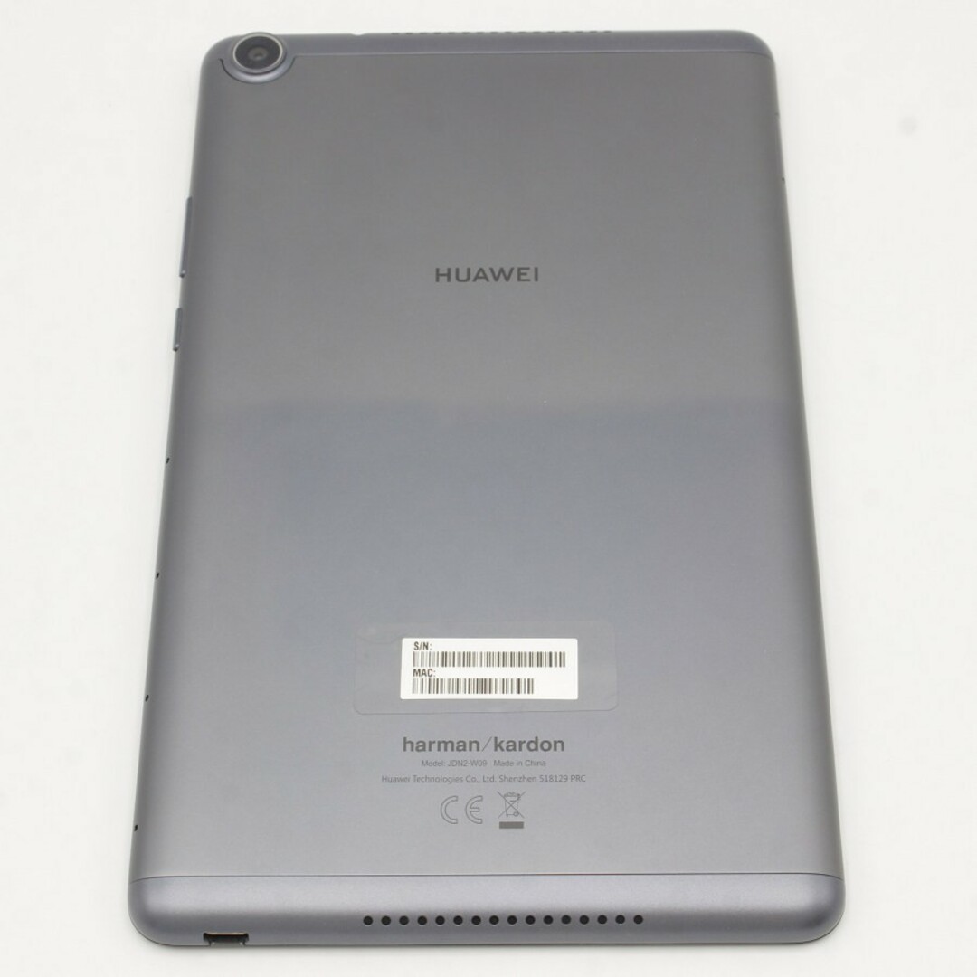 HUAWEI(ファーウェイ)のHUAWEI MediaPad M5 lite 8 Wi-Fiモデル JDN2-W09 スペースグレー 8インチ タブレットPC ファーウェイ 本体 スマホ/家電/カメラのPC/タブレット(タブレット)の商品写真