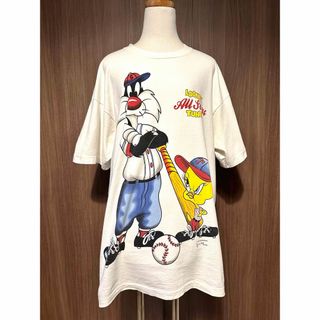 フルーツオブザルーム(FRUIT OF THE LOOM)の90s VTG Looney Tunes All Stars Tシャツ USA(Tシャツ/カットソー(半袖/袖なし))