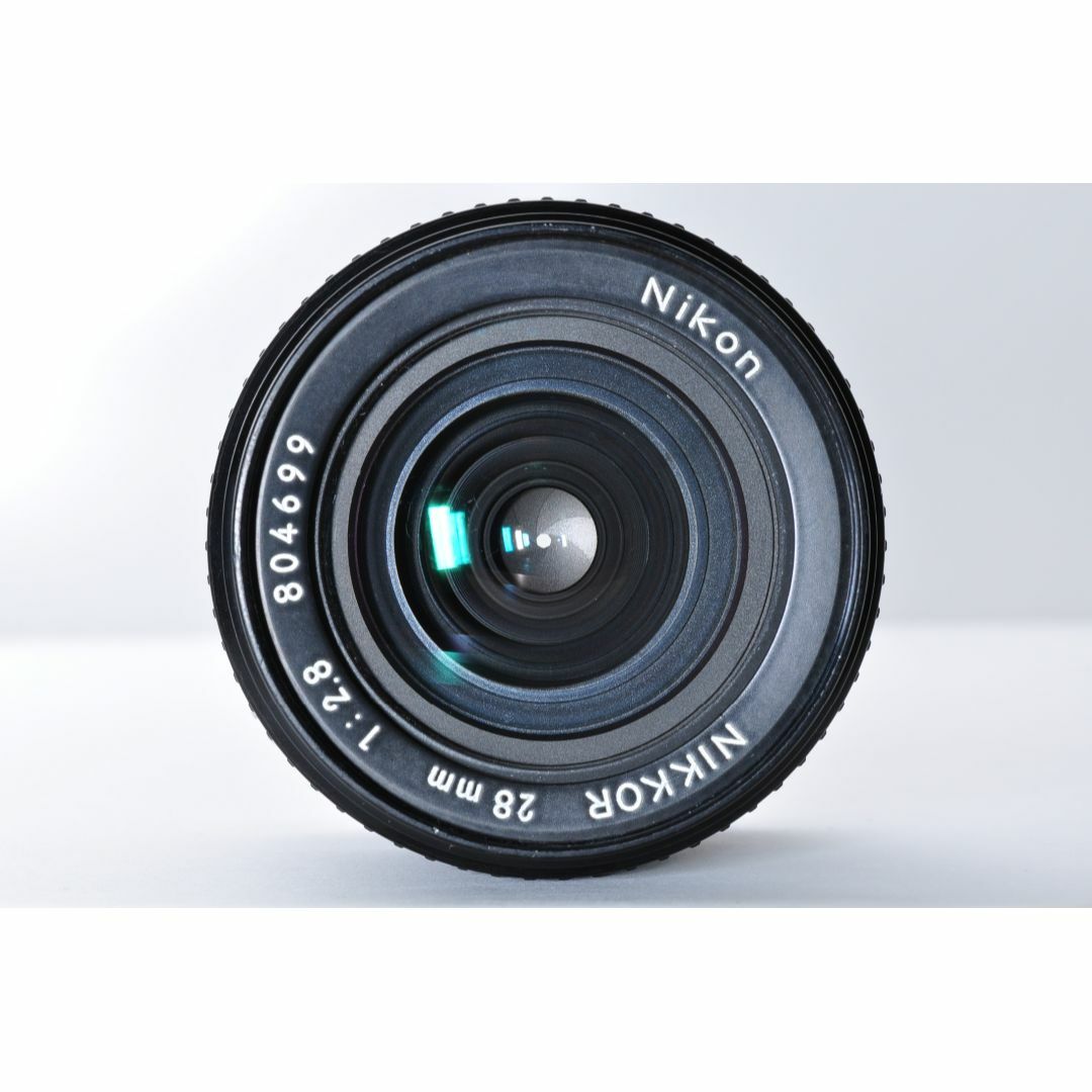 Nikon(ニコン)のNikon Ai-s Ais NIKKOR 28mm f/2.8 #FA04 スマホ/家電/カメラのカメラ(レンズ(単焦点))の商品写真