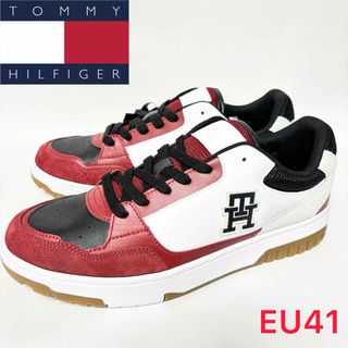 トミーヒルフィガー(TOMMY HILFIGER)の新品 トミーヒルフィガー スニーカー  ホワイト EU41(スニーカー)