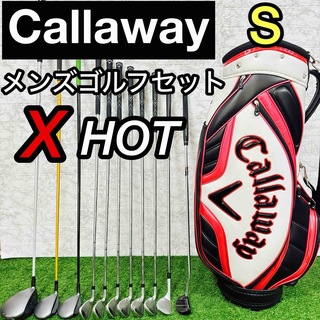 キャロウェイゴルフ(Callaway Golf)のキャロウェイ XHOT 11本セット メンズゴルフ 初心者 おすすめ　人気　赤(クラブ)